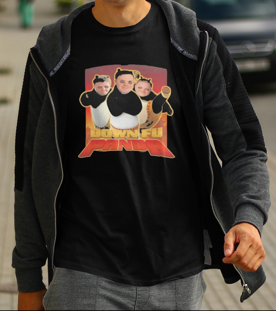 Down Fu Panda Movie Parody Humor Costume T-Shirt