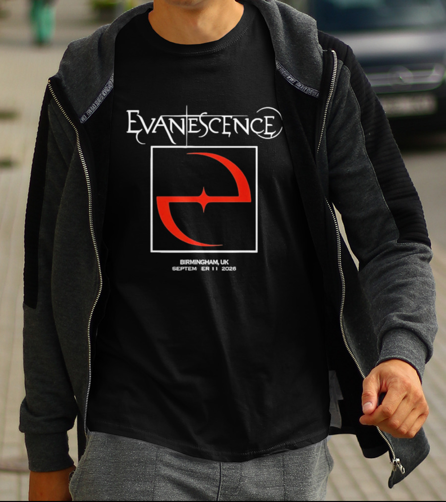 Evanescence Birmingham UK September 11 2026 Red T-Shirt