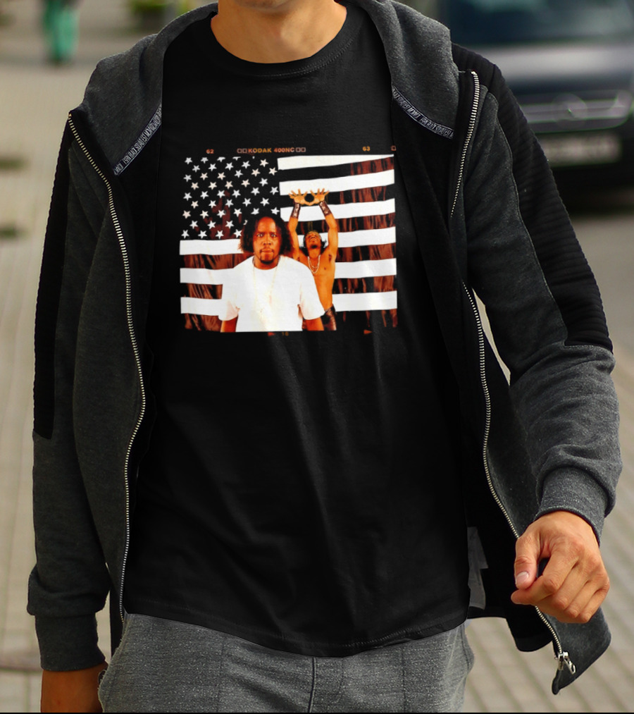 Outkast American Flag Andre 3000 Big Boi Performance USA Stars And Stripes T-Shirt