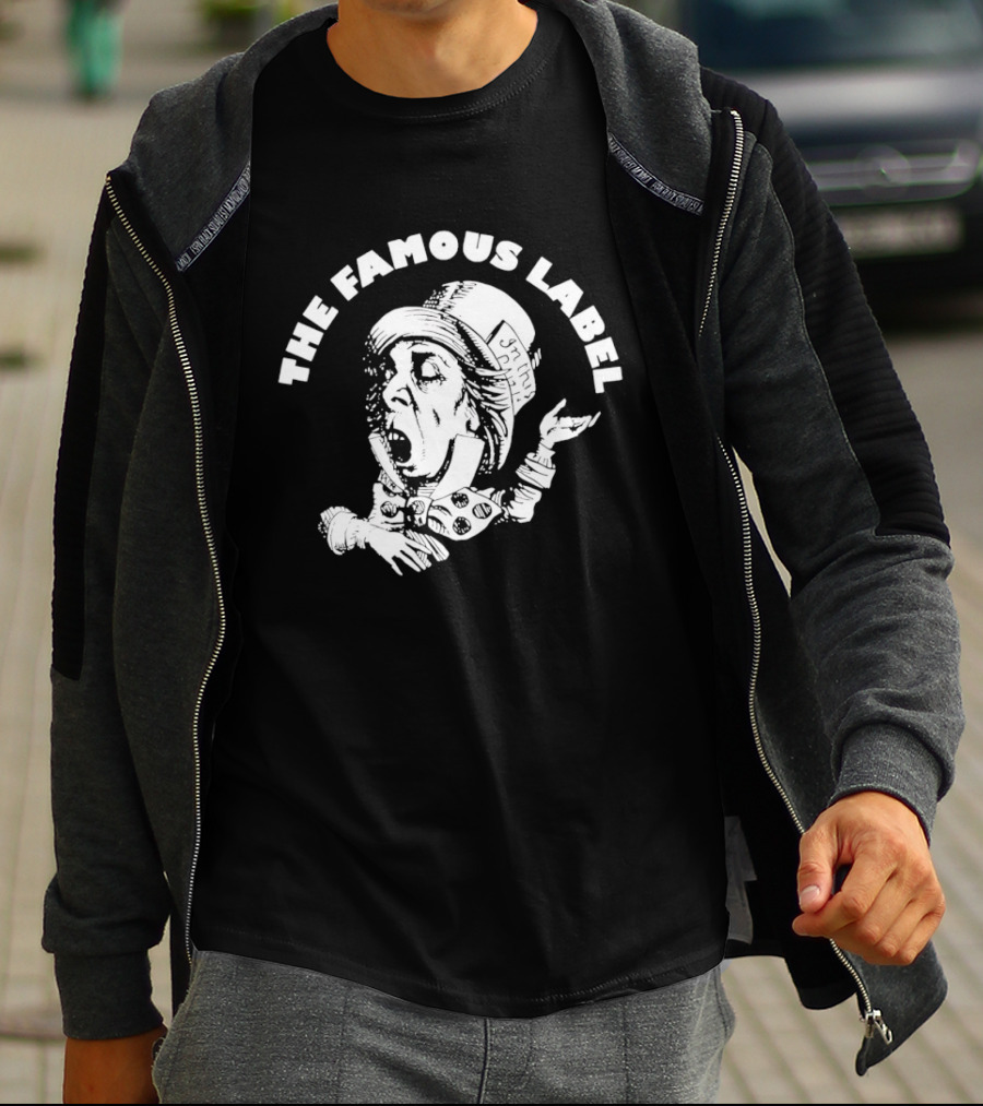 The Famous Label Mad Hatter Screaming T-Shirt