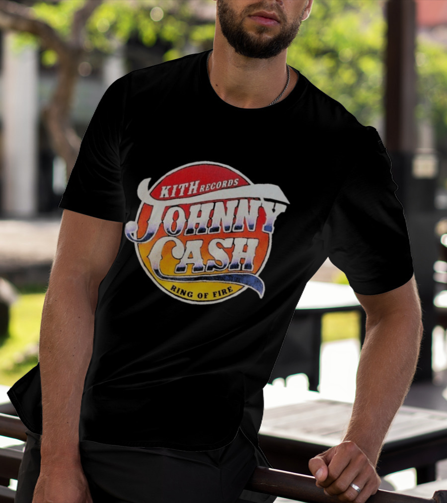 Kith Records Johnny Cash Ring Of Fire T-Shirt