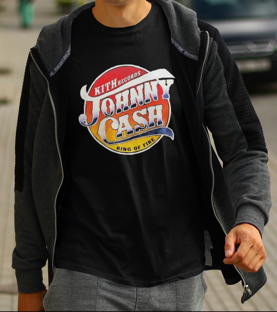 Kith Records Johnny Cash Ring Of Fire T-Shirt