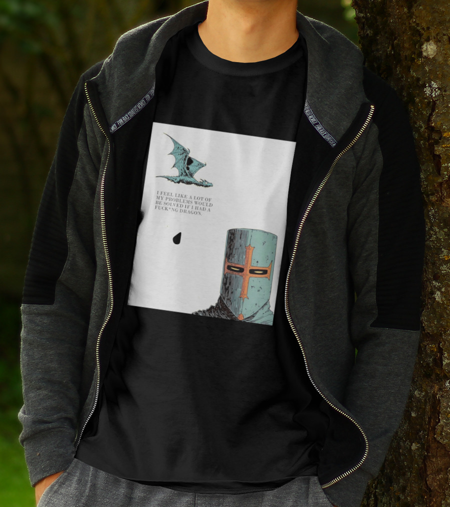 Knight Crusader I Feel Like A Lot Of My Problems Would Be Solved If I Had A Dragon T-Shirt