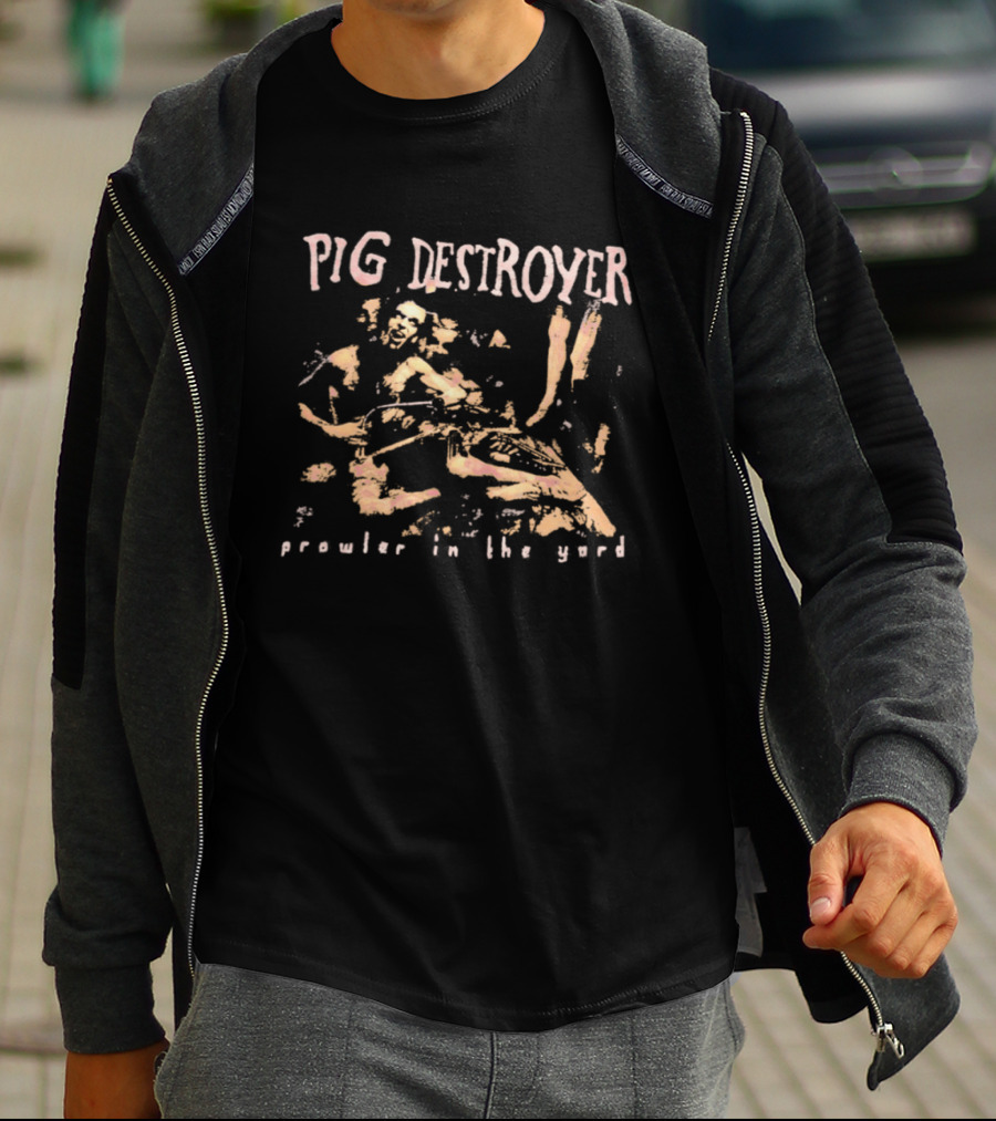 Pig Destroyer Prowler In The Yard Grindcore Band Album T-Shirt