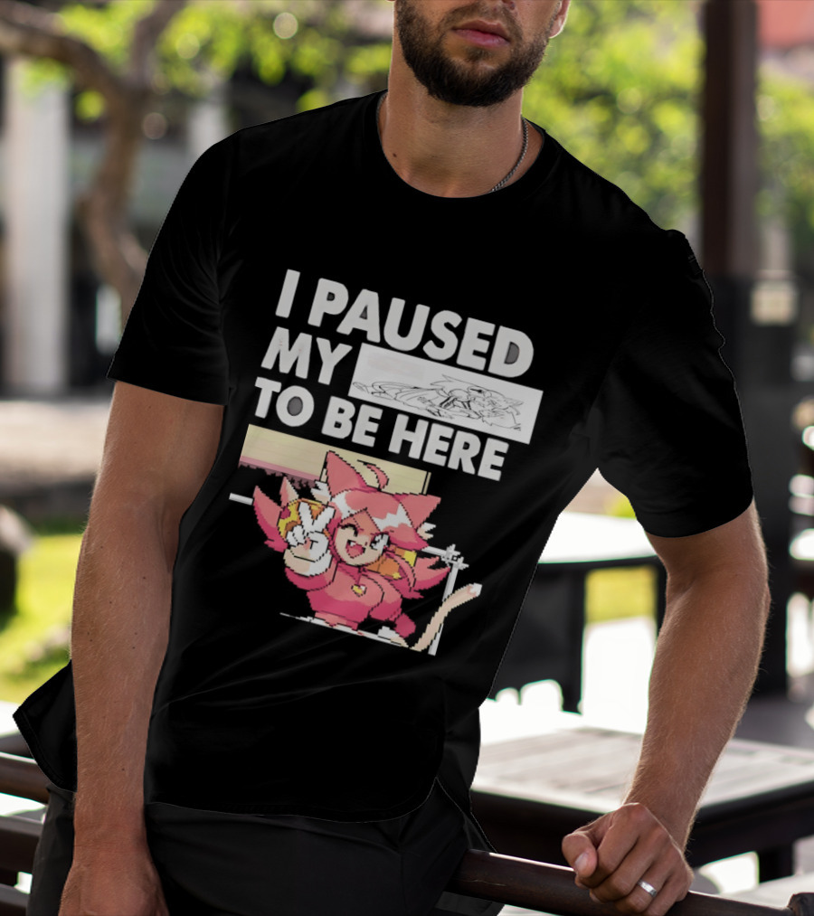 I Paused My Game To Be Here Mad Mew Mew Undertale Anime Girls T-Shirt