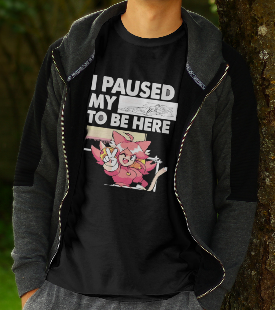 I Paused My Game To Be Here Mad Mew Mew Undertale Anime Girls T-Shirt