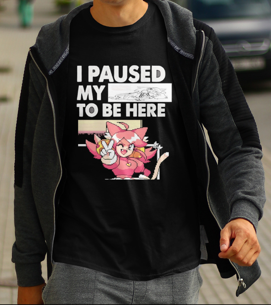 I Paused My Game To Be Here Mad Mew Mew Undertale Anime Girls T-Shirt