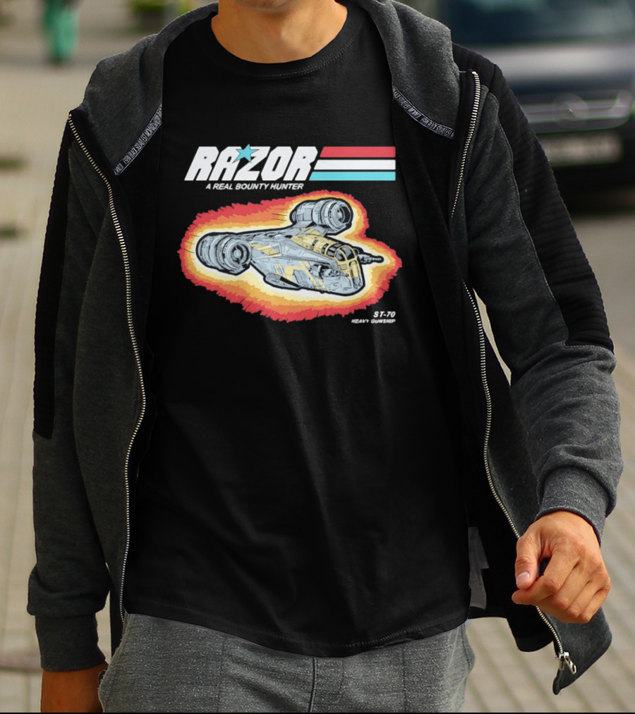Razor A Real Bounty Hunter ST 70 Heavy Gunship T-Shirt