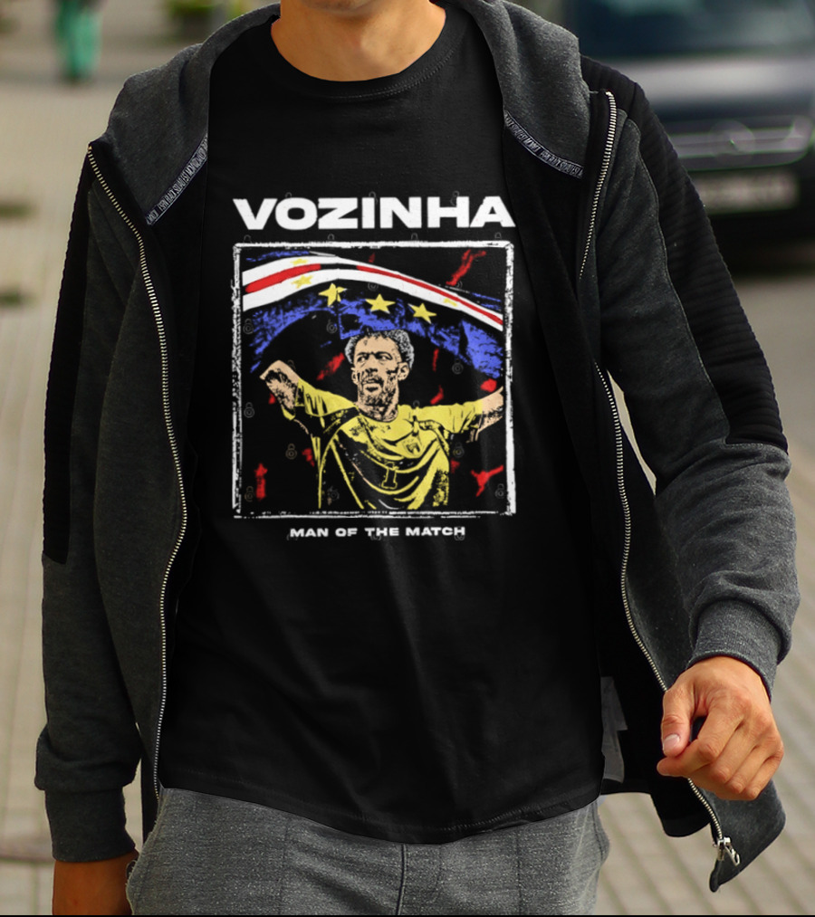 Vozinha Cape Verde National Football Team Man Of The Match T-Shirt