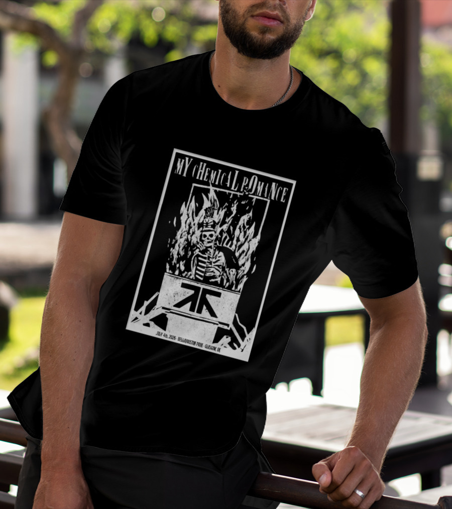 My Chemical Romance July 4 2026 Bellahouston Park Glasgow UK T-Shirt