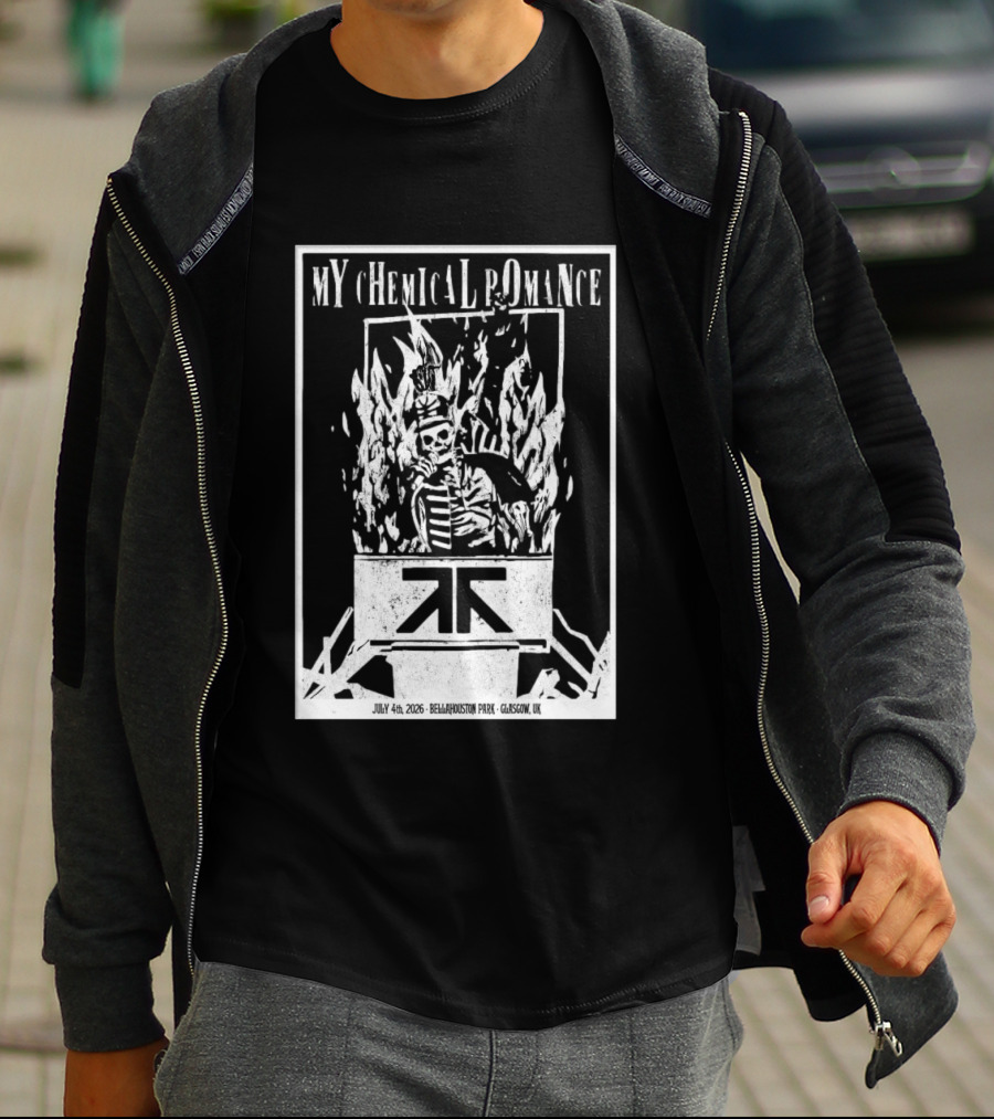 My Chemical Romance July 4 2026 Bellahouston Park Glasgow UK T-Shirt