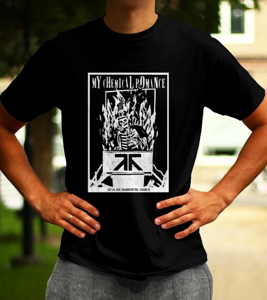 My Chemical Romance July 4 2026 Bellahouston Park Glasgow UK T-Shirt