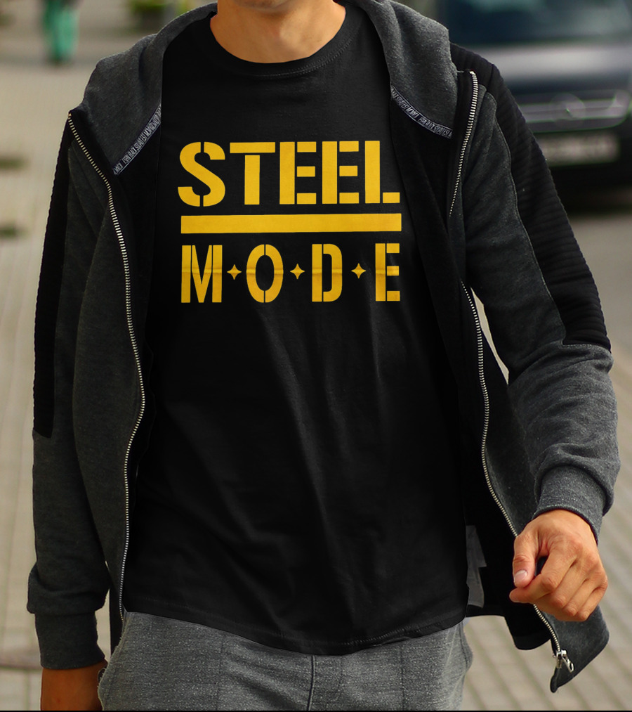 Steel Mode Pittsburgh Football Blanket T-Shirt