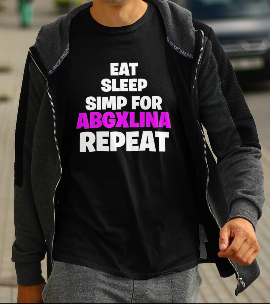 Eat Sleep Simp For Abgxlina Repeat T-Shirt