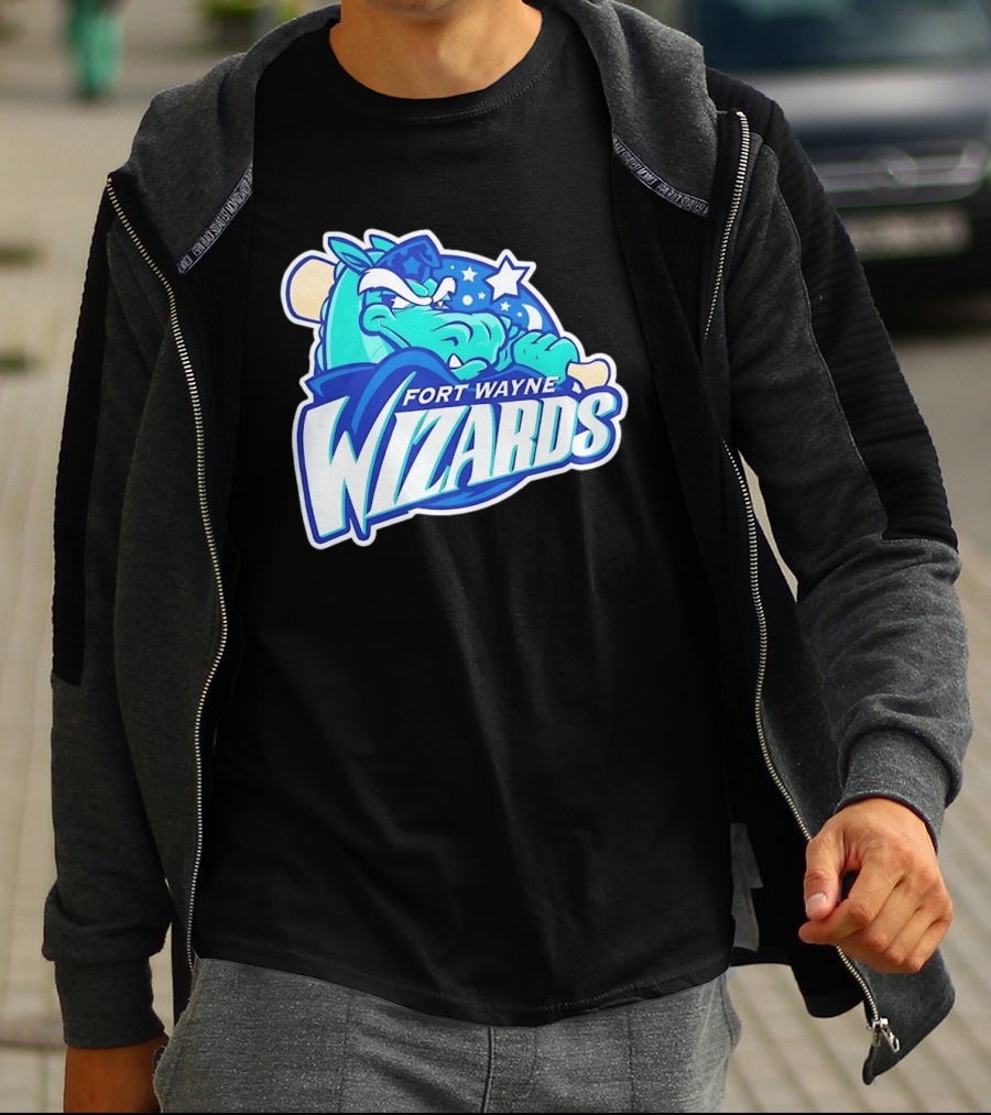 Fort Wayne Wizards Crocodile Logo Minor League Baseball Team T-Shirt