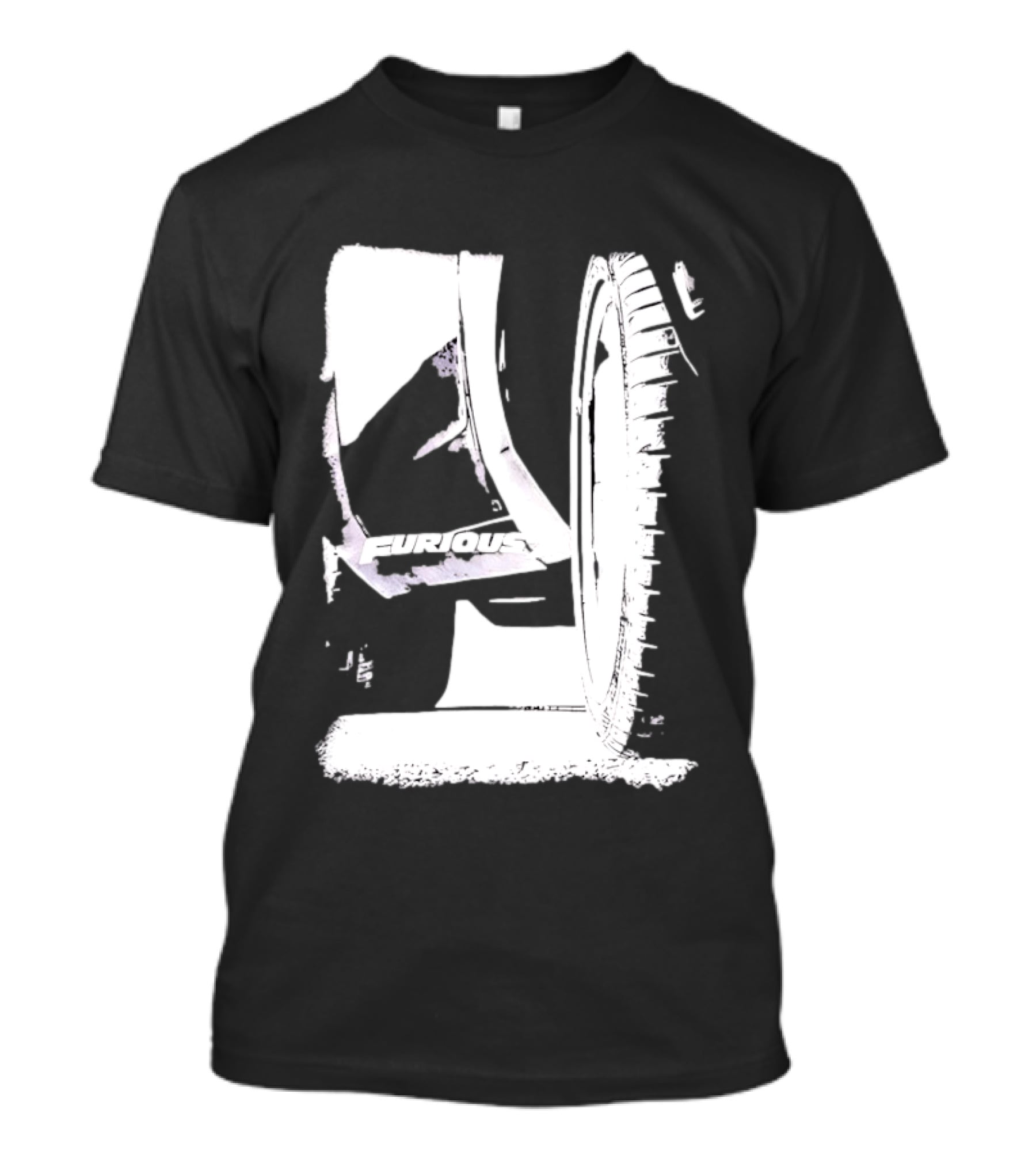 Furious 7 Universal City Studios Film Franchise Automotive Wheel Tire Rim T-Shirt