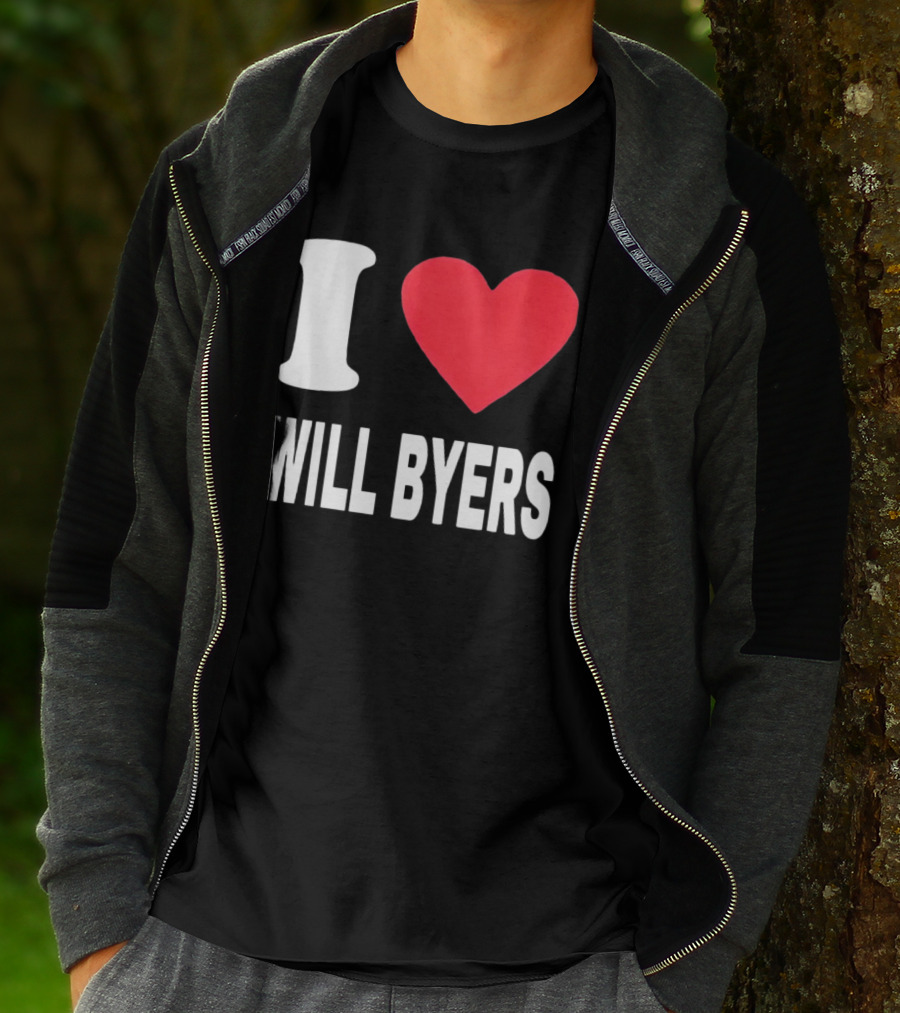 I Love Will Byers Heart Fan Appreciation T-Shirt