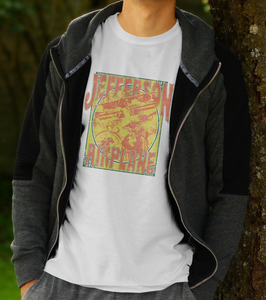 Jefferson Airplane Distressed Vintage Band Art Psychedelic 60s T-Shirt
