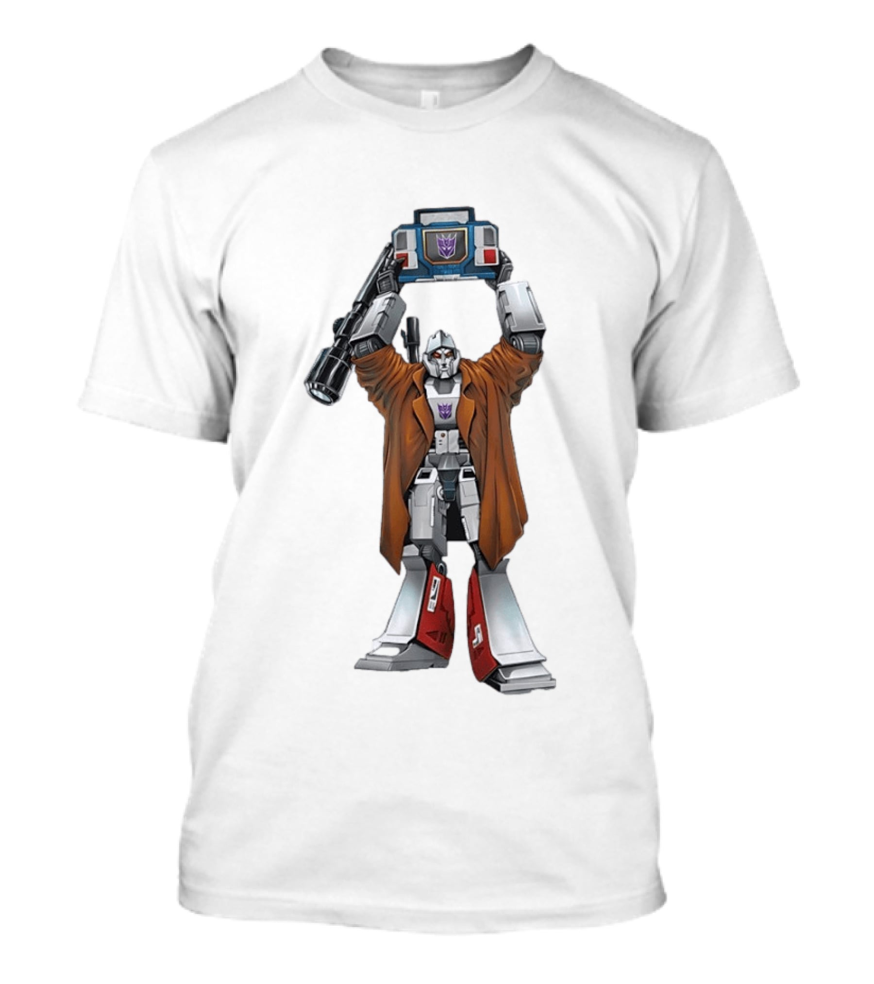 Megatron Lifting Soundwave 80s Transformers Decepticon T-Shirt