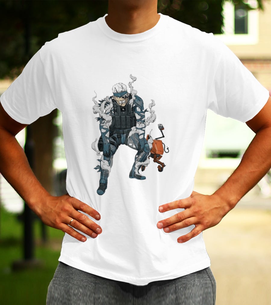 Metal Gear Solid Old Snake Konami Stealth Action Duo T-Shirt