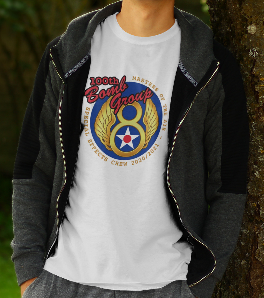 100th Bomb Group Masters Of The Air Eighth Air Force Special Effects Crew 2020 2021 T-Shirt