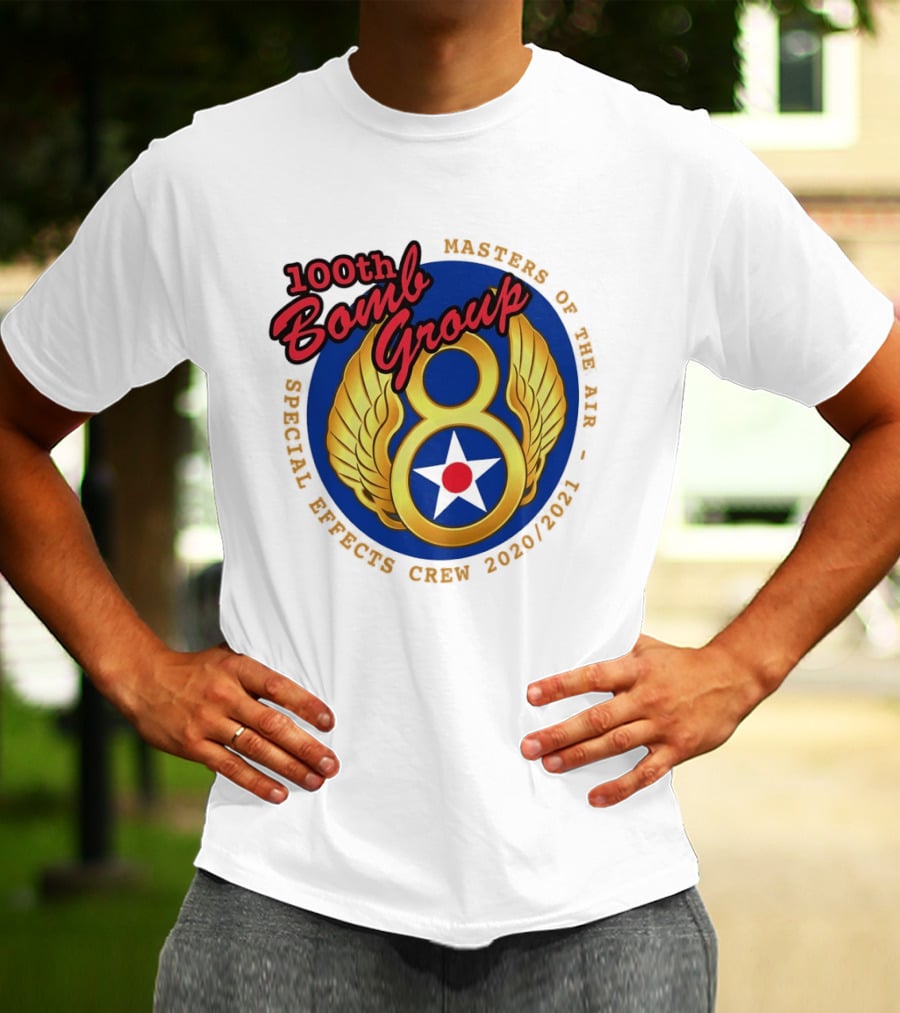100th Bomb Group Masters Of The Air Eighth Air Force Special Effects Crew 2020 2021 T-Shirt