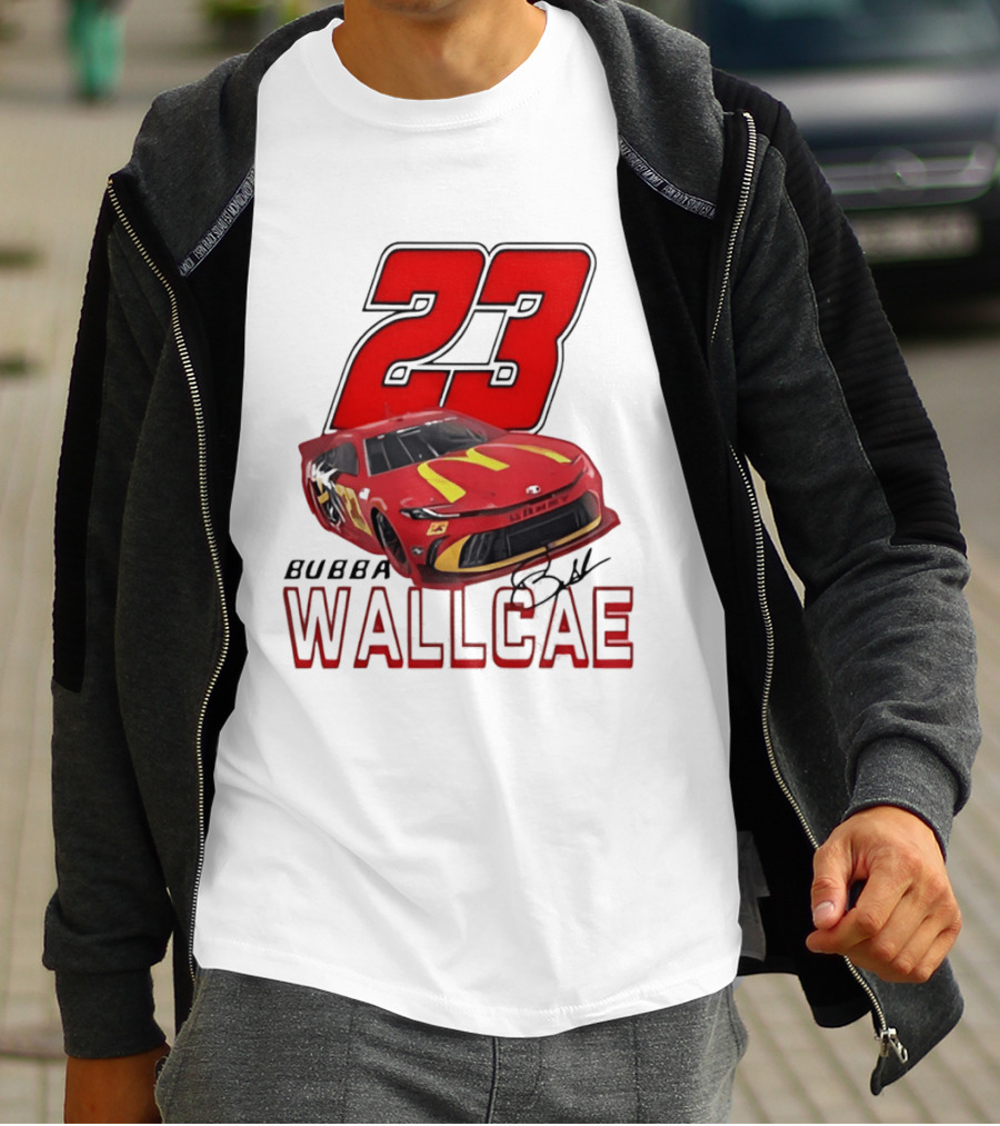 Bubba Wallace 23 Car NASCAR 23XI Racing T-Shirt