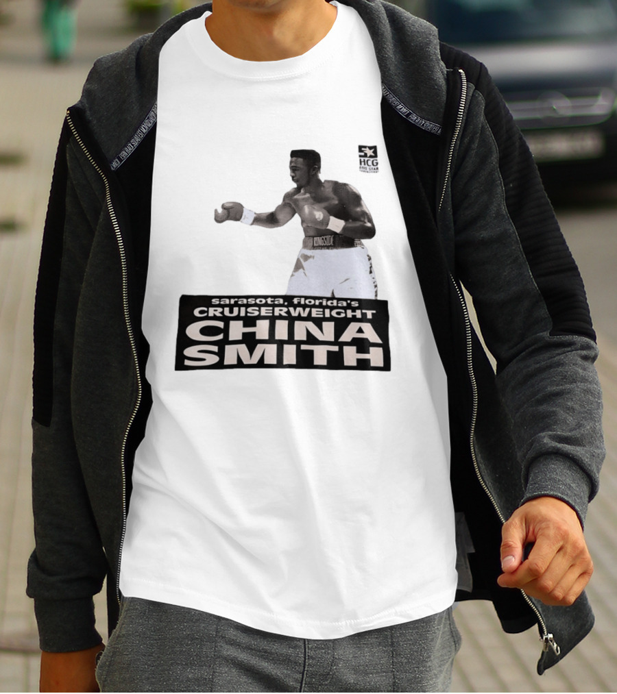 China Smith Sarasota Florida Cruiserweight Boxing Legend HCG Five Star Productions T-Shirt