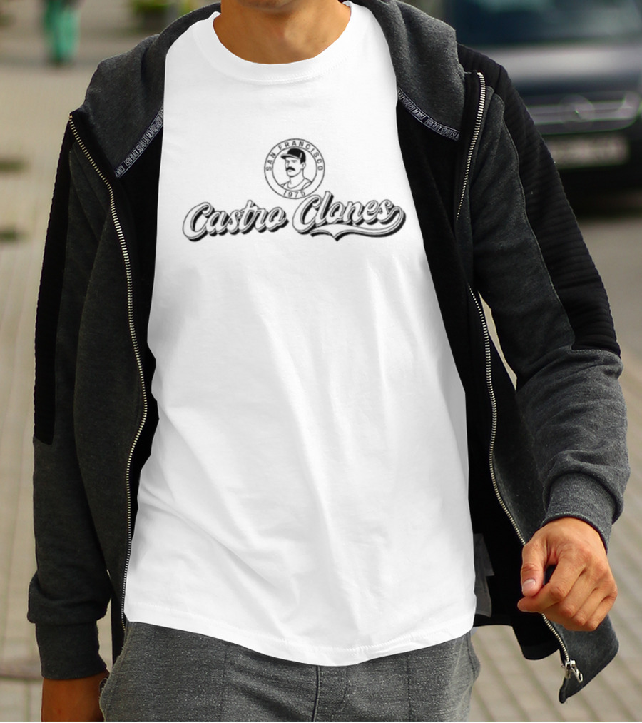San Francisco 1975 Castro Clones Vintage Baseball Style Iconic Look T-Shirt