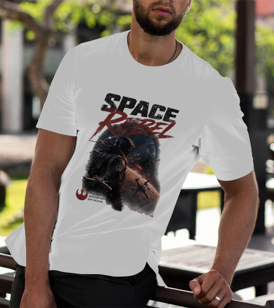 Space Rebel Break The Grid Write Your Legend Defy The Empire T-Shirt