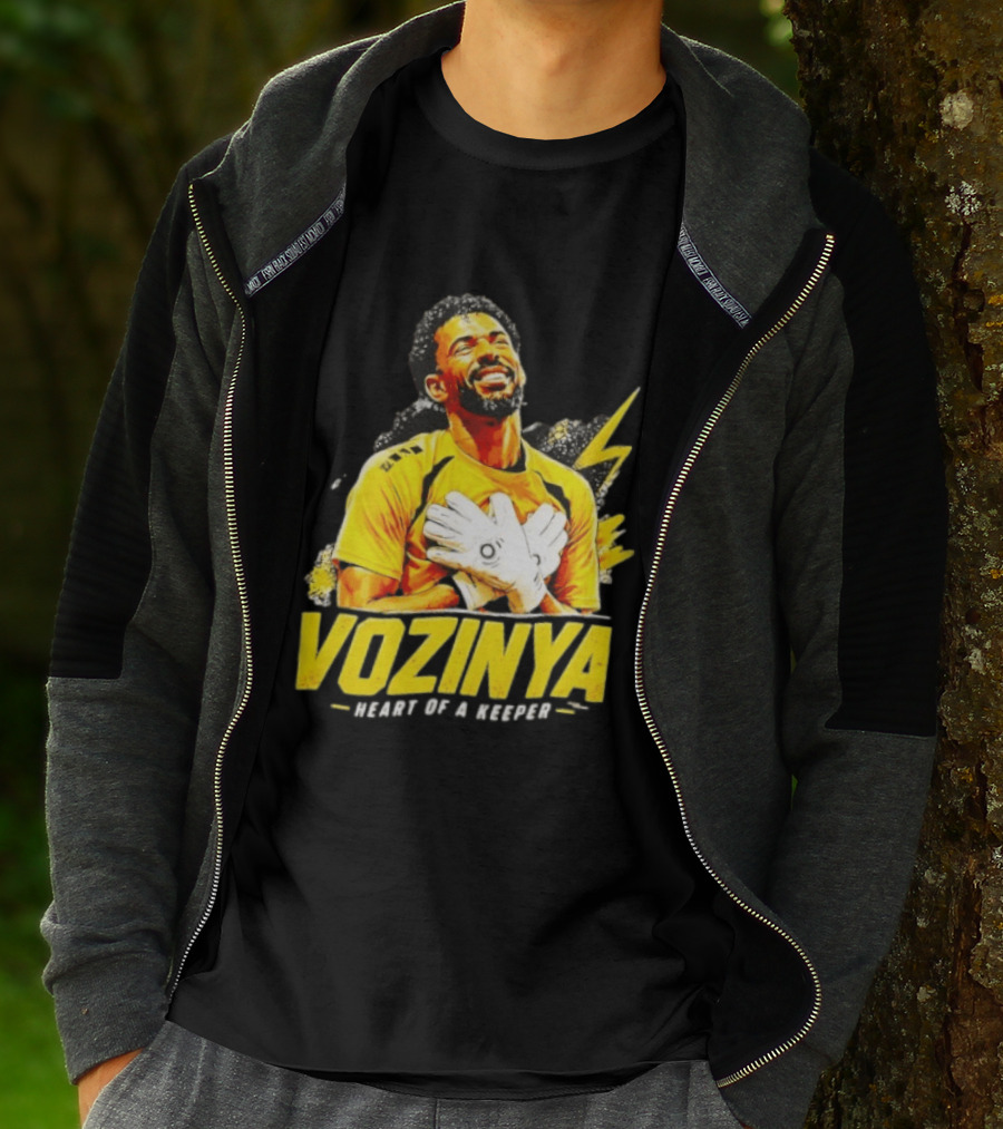 Vozinya Heart Of A Keeper Cape Verde Football Goalkeeper T-Shirt