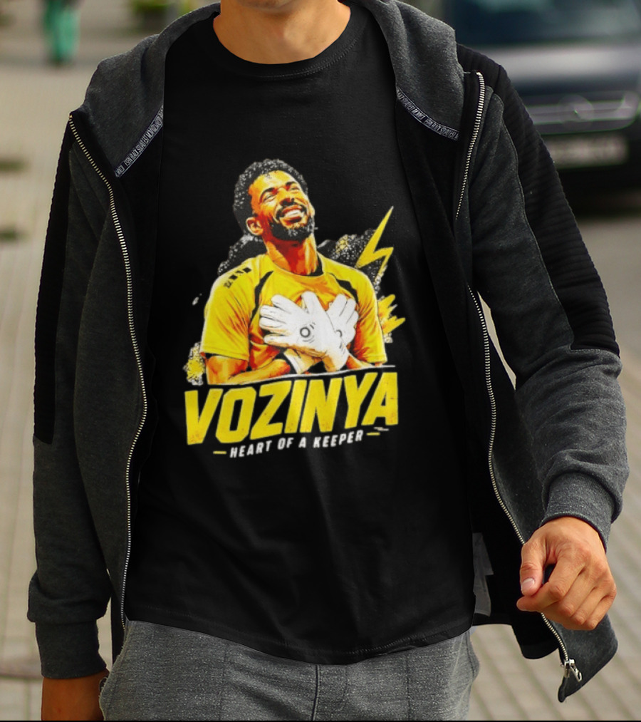 Vozinya Heart Of A Keeper Cape Verde Football Goalkeeper T-Shirt
