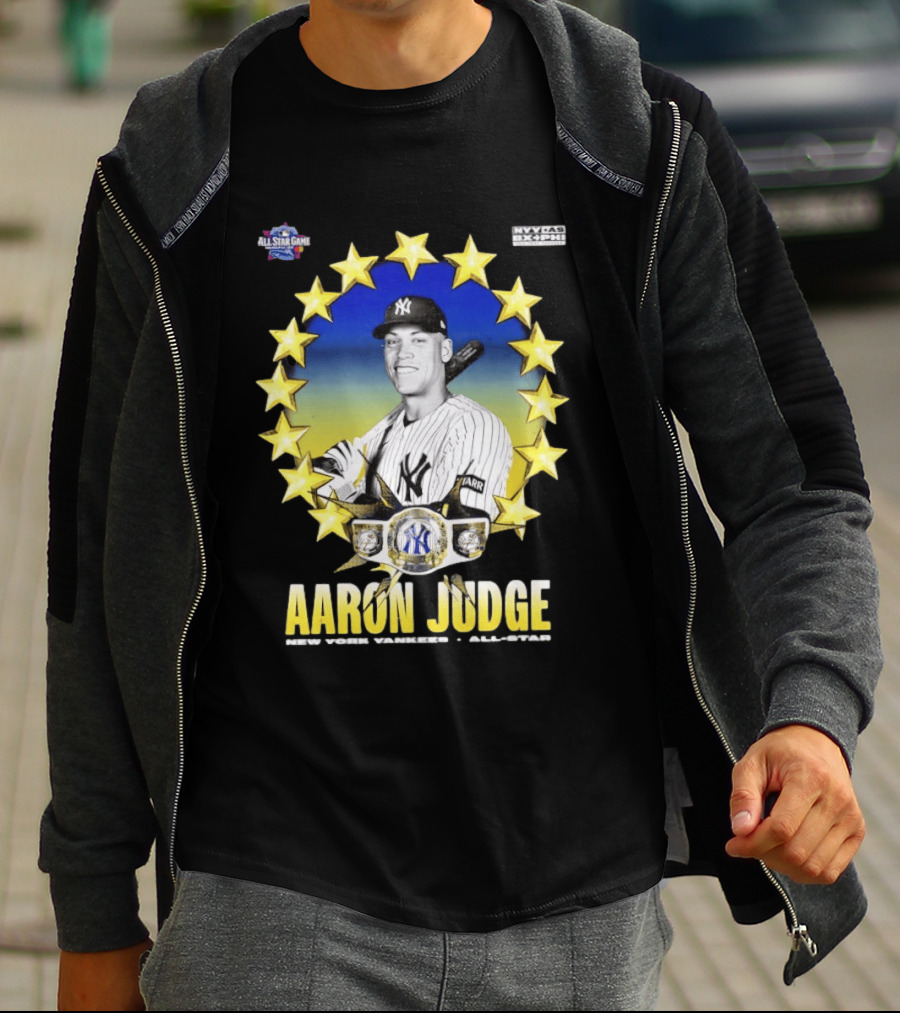 Aaron Judge New York Yankees All Star MVP 2026 Philadelphia Event Stars T-Shirt