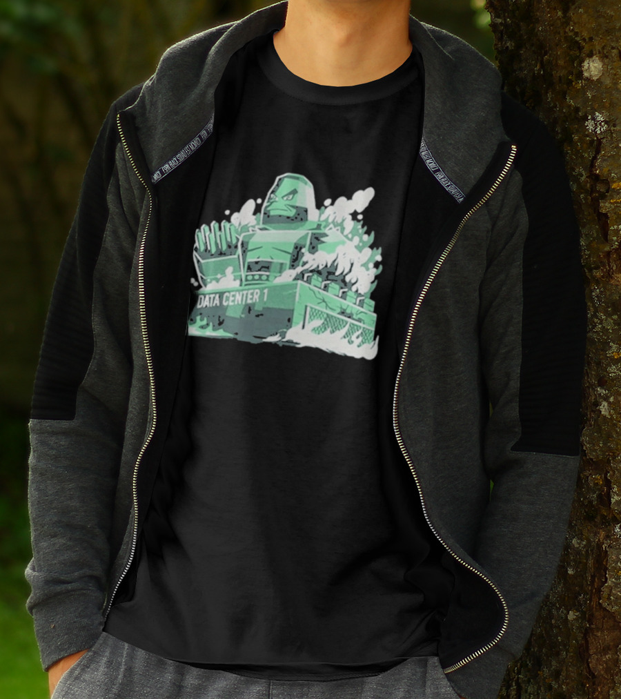 Avalanche AI Data Center 1 Robotic Powerhouse Iconography T-Shirt