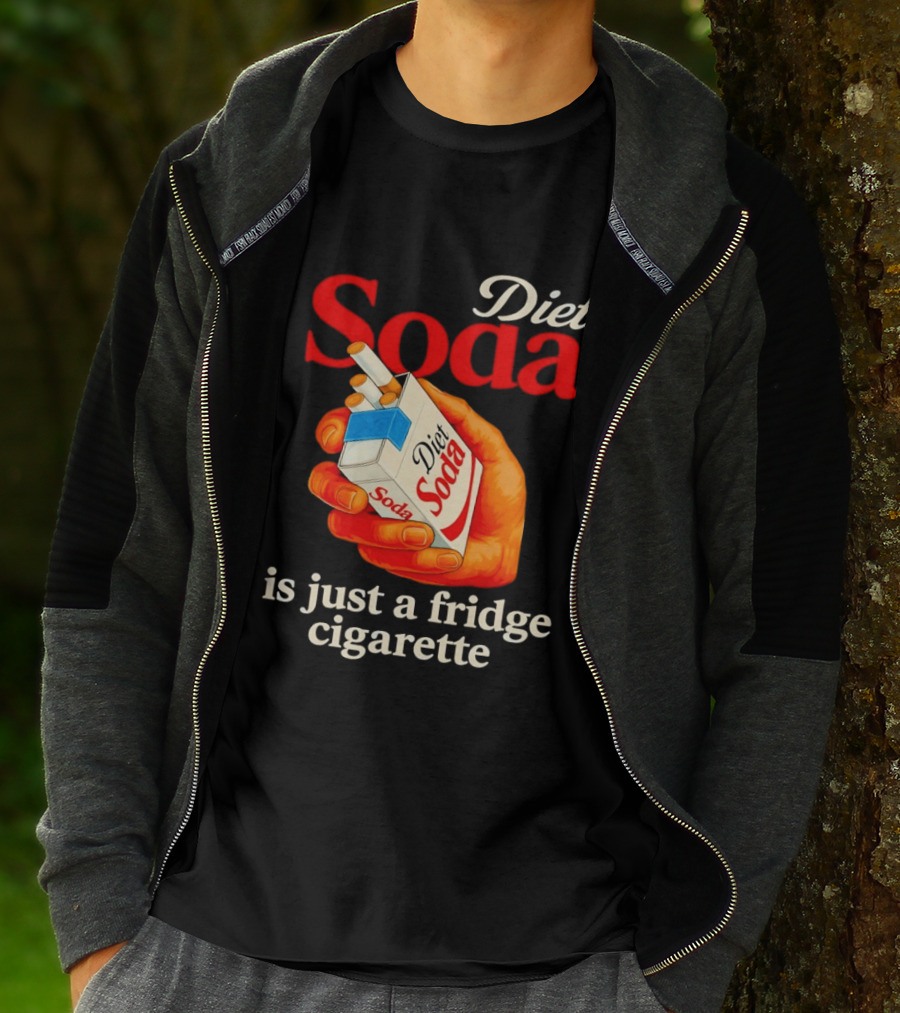 Diet Soda Is Just A Fridge Cigarette Hand Pack T-Shirt