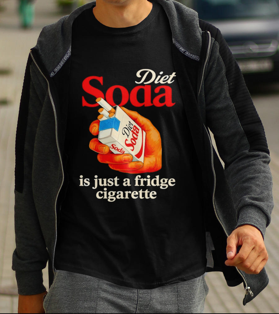 Diet Soda Is Just A Fridge Cigarette Hand Pack T-Shirt