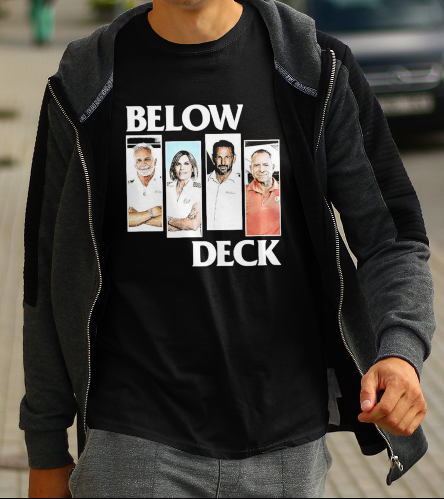 Below Deck Captains Lee Rosbach Sandy Yawn Portraits T-Shirt