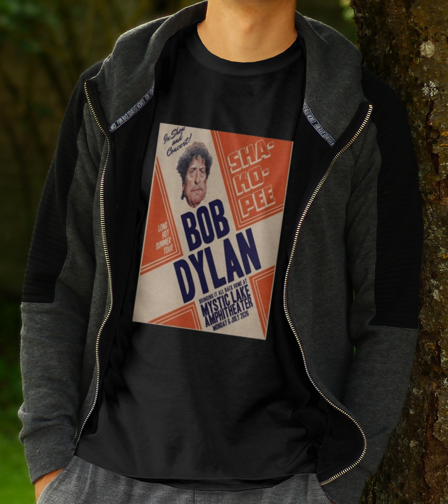 Bob Dylan Long Hot Summer Tour Mystic Lake Amphitheater Shakopee 6 July 2026 T-Shirt
