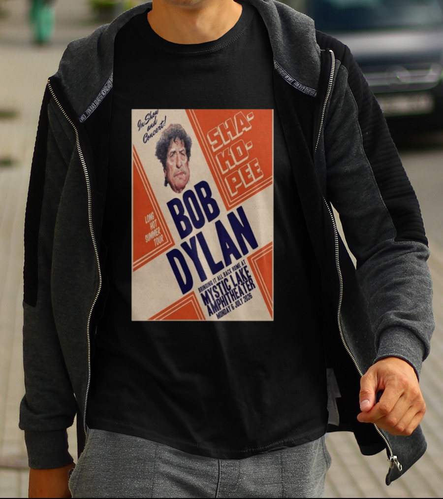 Bob Dylan Long Hot Summer Tour Mystic Lake Amphitheater Shakopee 6 July 2026 T-Shirt