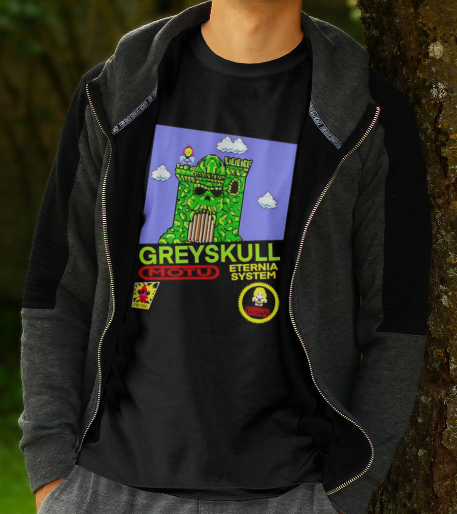 Greyskull Eternia System Motu Orko Series Castle T-Shirt