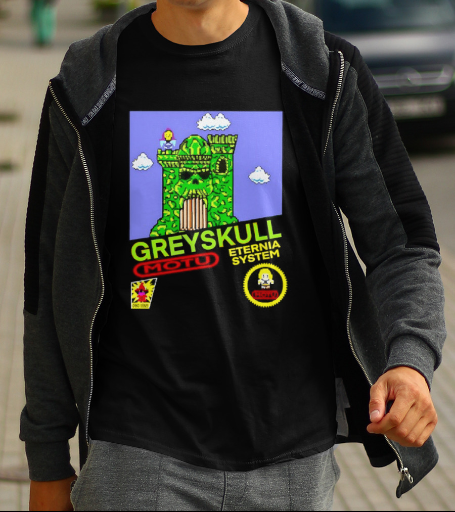 Greyskull Eternia System Motu Orko Series Castle T-Shirt