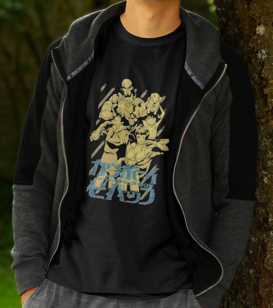 Cowboy Bebop Spike Spiegel Faye Valentine Crew T-Shirt