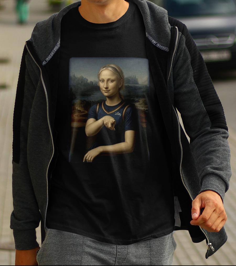 Lilly Indiana Fever 2026 Sophie Cunningham Mona Lisa Meme T-Shirt