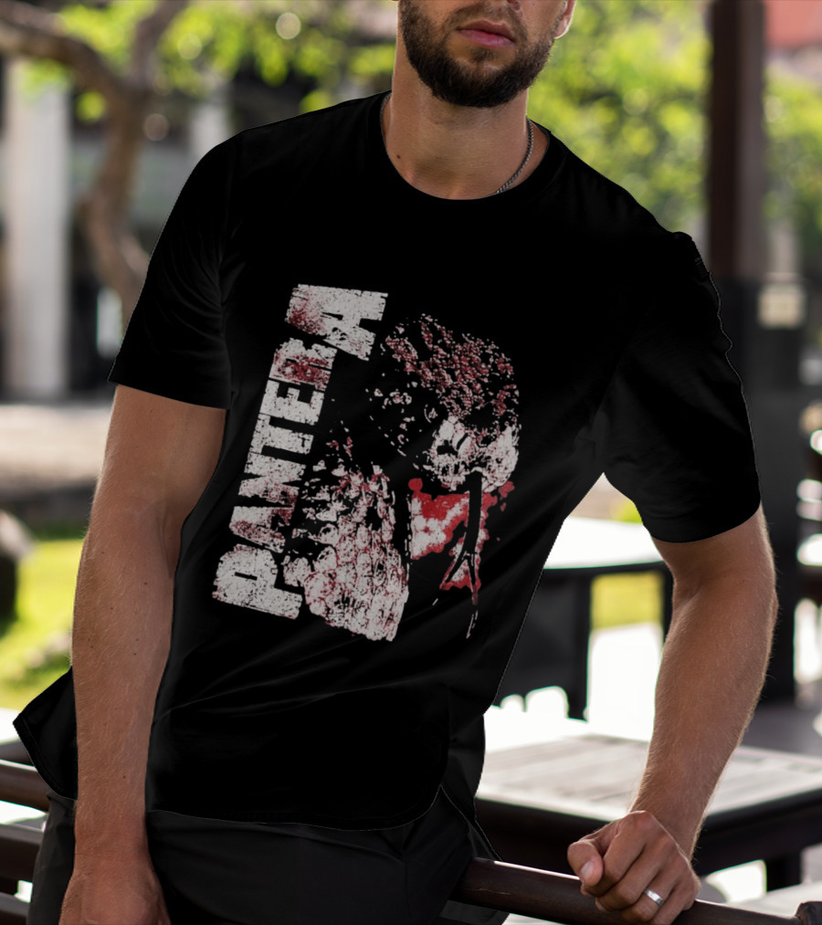 Pantera UK And EU Tour 2026 Rattlesnake Snake Skull Band T-Shirt