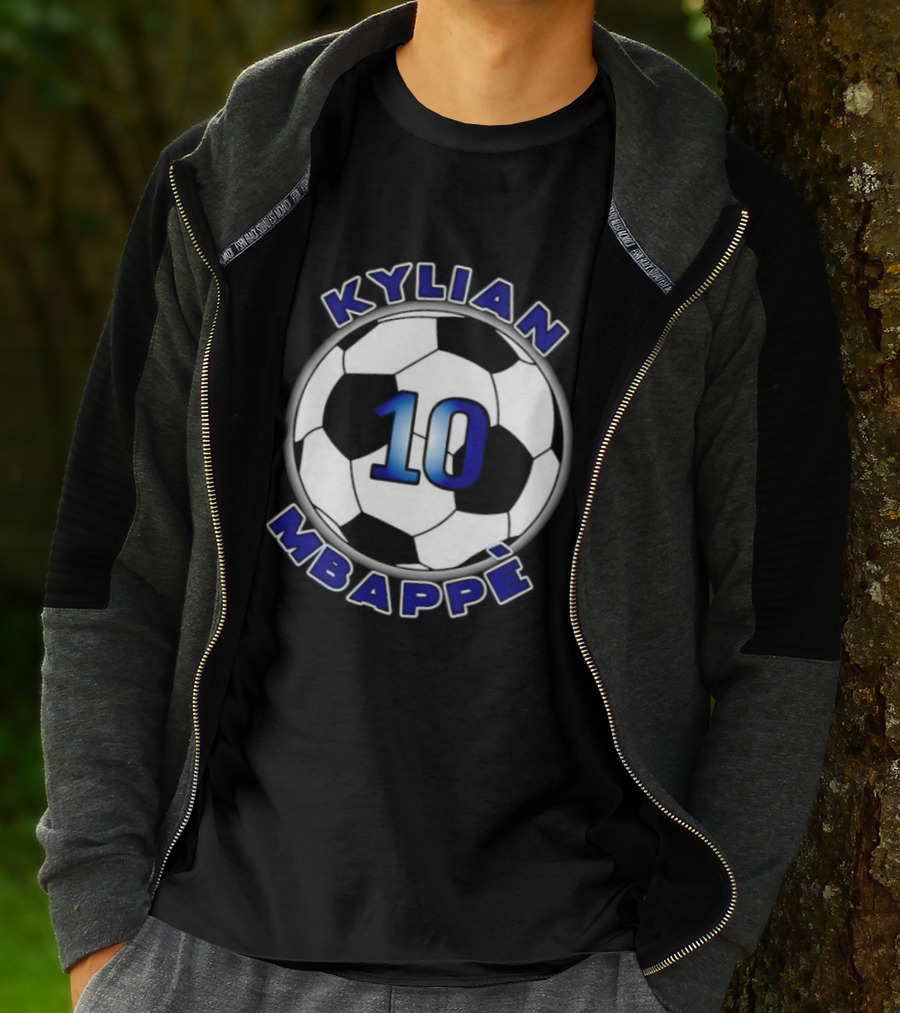 Kylian Mbappe 10 Soccer Ball France National Football Team T-Shirt