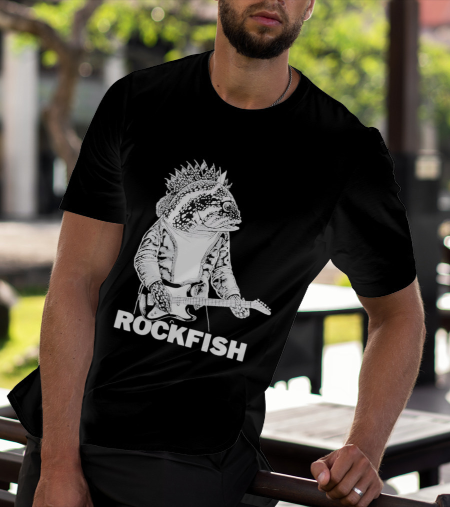 Rockfish Jacket Electric Guitar Performance T-Shirt
