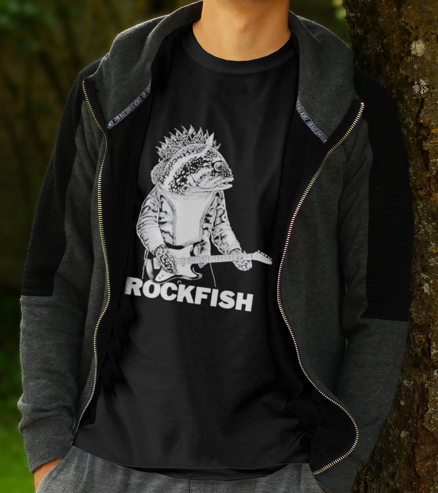 Rockfish Jacket Electric Guitar Performance T-Shirt