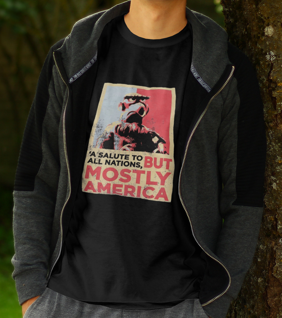 Sam The Eagle A Salute To All Nations But Mostly America Muppets T-Shirt