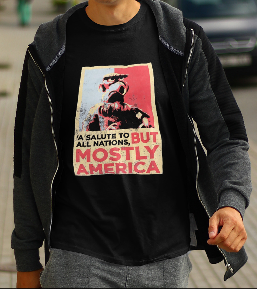 Sam The Eagle A Salute To All Nations But Mostly America Muppets T-Shirt