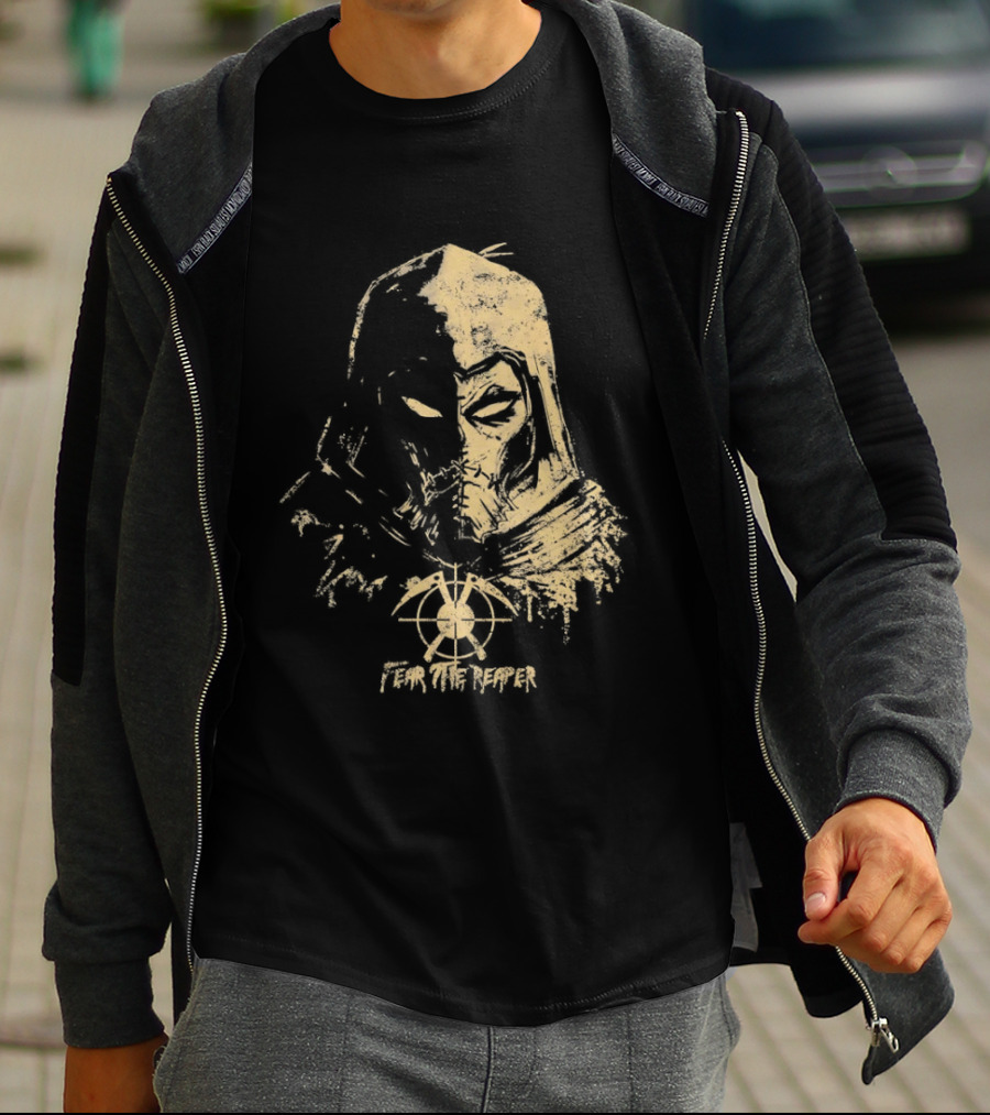 Scarecrow Batman Arkham Series Fear The Reaper Distressed T-Shirt